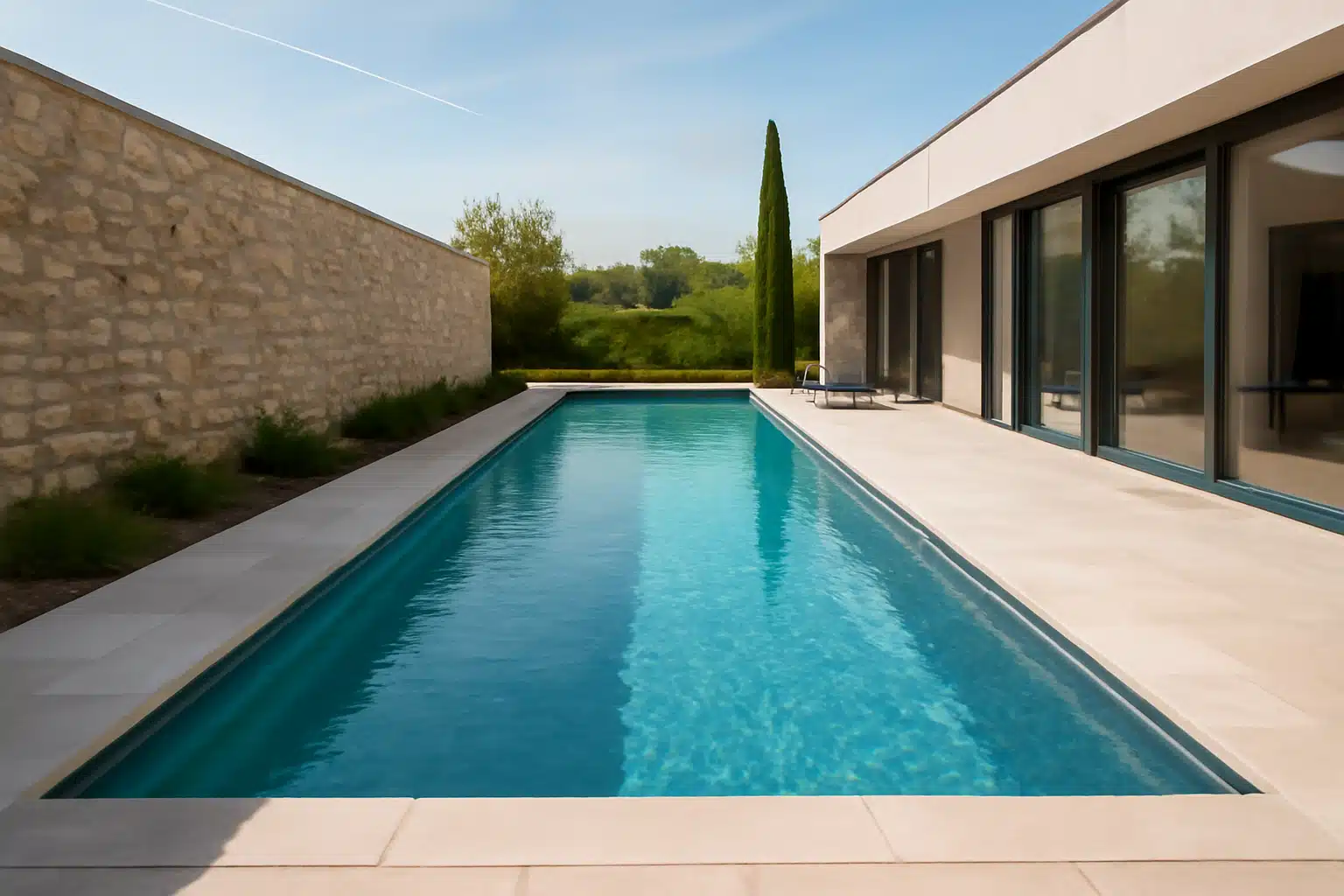 Couloir de nage à Vienne : performance et élégance pour votre piscine près de Vienne