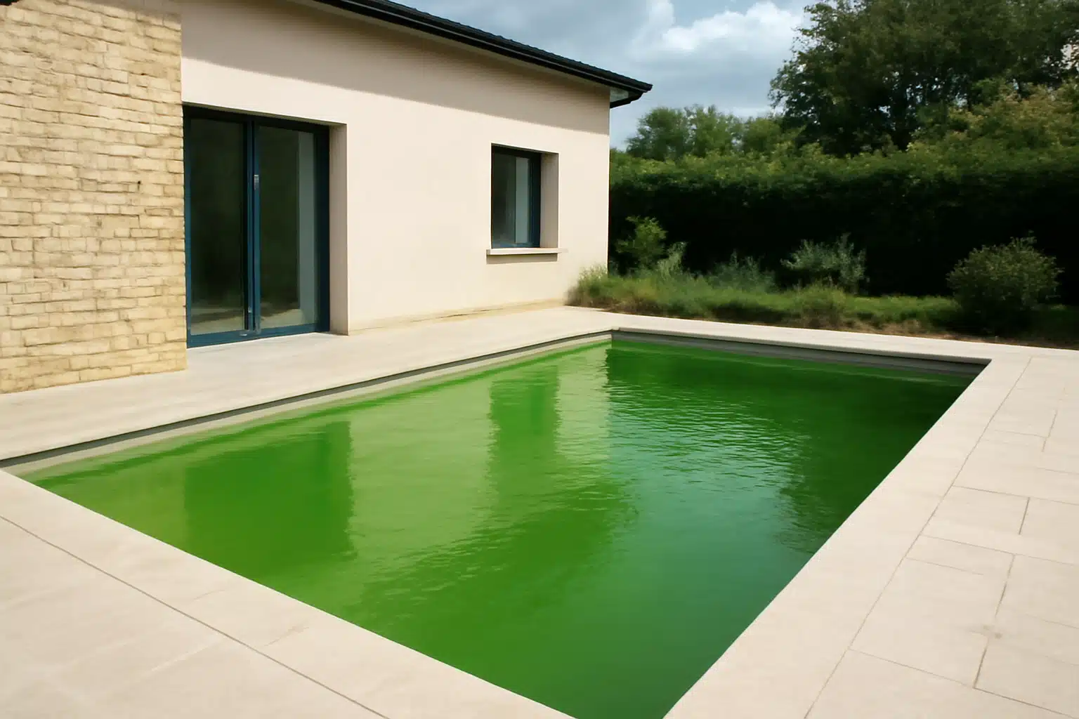 Eau verte : comprendre et traiter votre piscine à Vienne et alentours près de Vienne