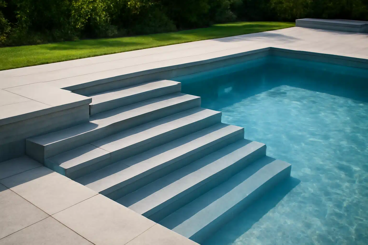 Escaliers de piscine sur mesure à Vienne, Rhône et Isère près de Vienne