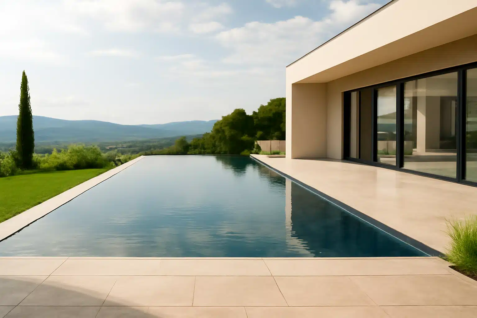 Piscine miroir ou débordement : quel choix pour votre projet à Vienne ? près de Vienne