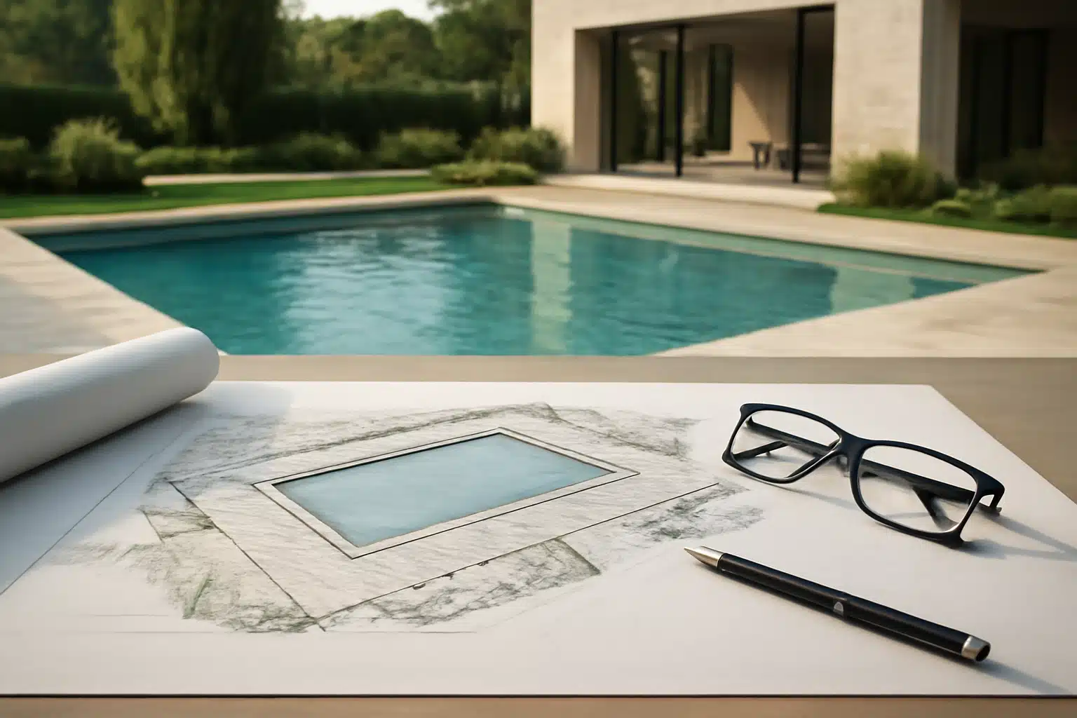 Plans et conception de piscines sur mesure à Vienne près de Vienne
