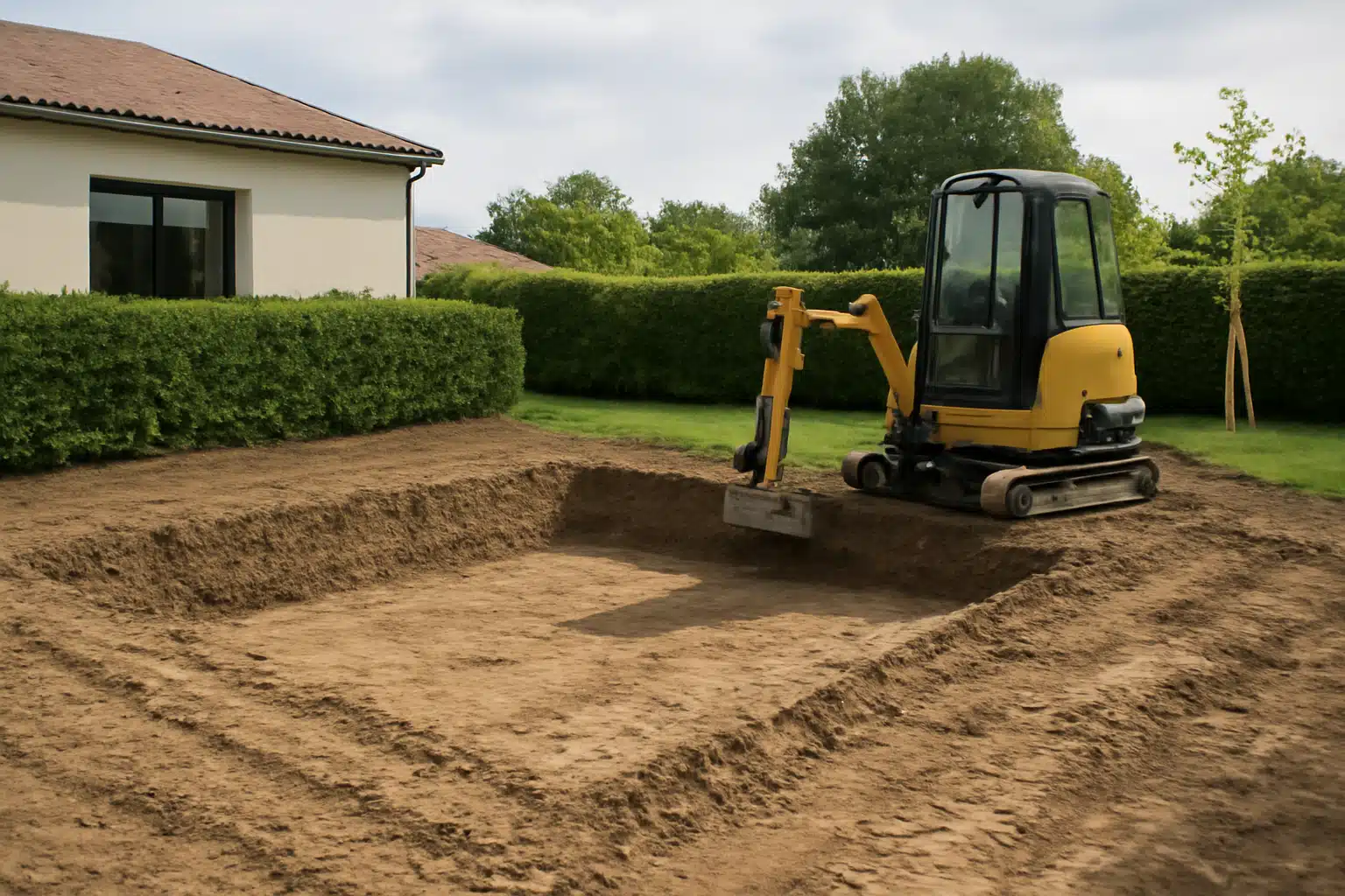 Préparer son terrain pour une piscine à Vienne et ses environs près de Vienne