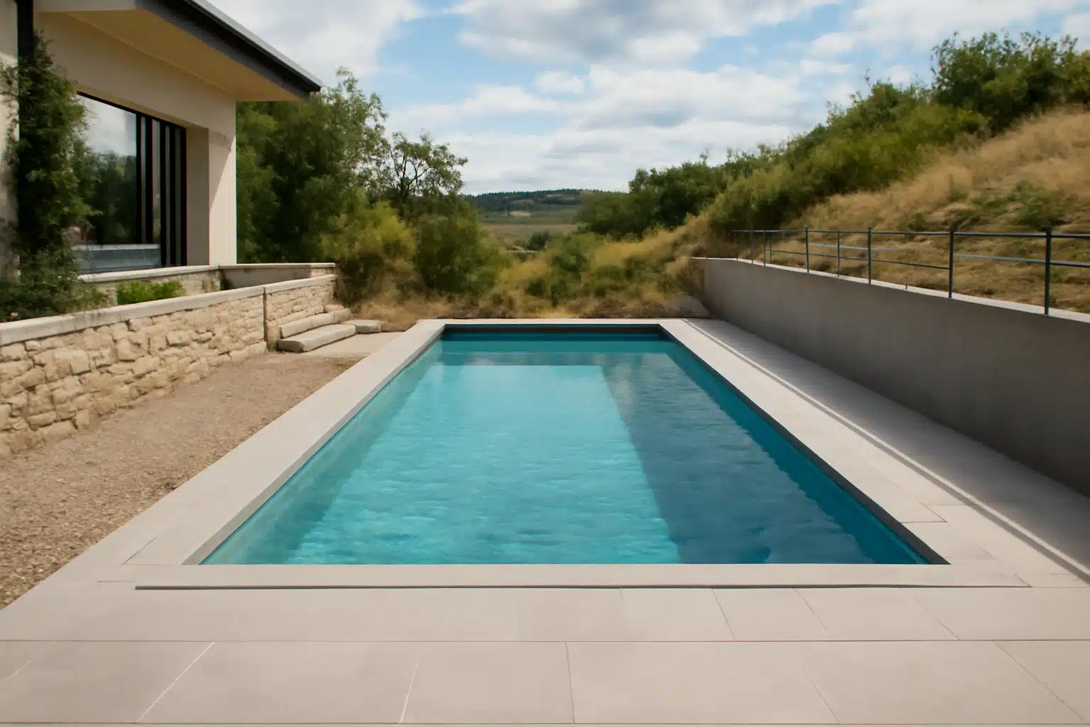 Prix d'une piscine en terrain à accès difficile à Vienne, Rhône et Isère près de Vienne