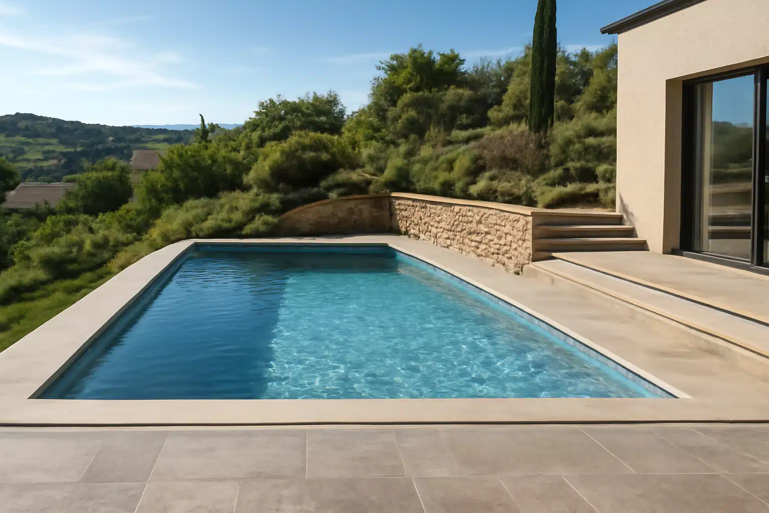 Prix d'une piscine sur terrain en pente à Vienne, Rhône et Isère près de Vienne