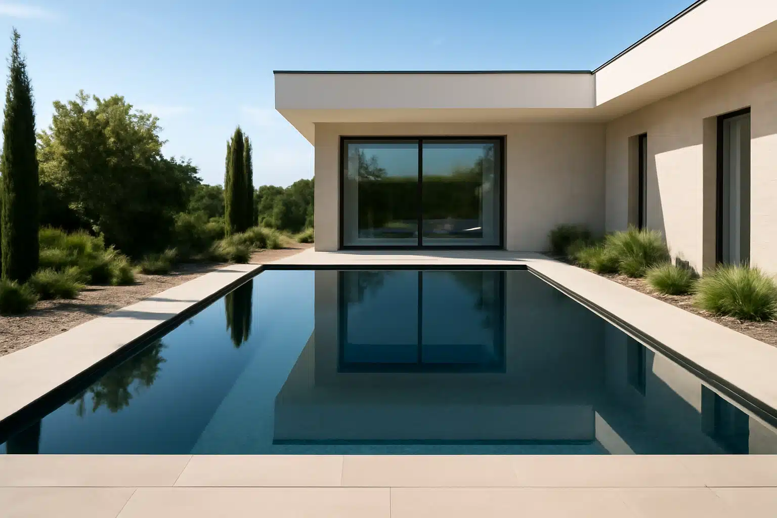 Piscines miroir à Vienne, Rhône et Isère : élégance et sobriété avec WISER PISCINE près de Vienne