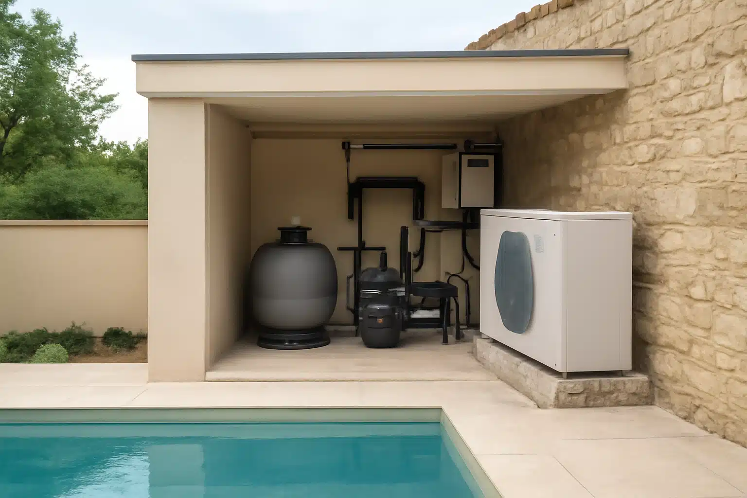 Rénovation du local technique de votre piscine à Vienne et alentours près de Vienne